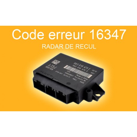 Réparation calculateur radar de recul Volkswagen Golf VI