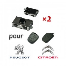 2 X Switchs pour télécommande PSA 206 307 406 C2 C3 C4