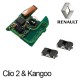 2 X Switchs pour télécommande Renault Clio 2, Kangoo
