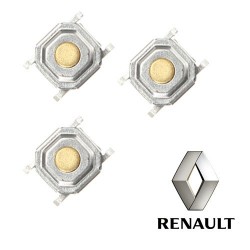 3 X Switchs pour télécommande carte Renault (Original)