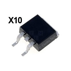 10 × Transistor IRF3710S